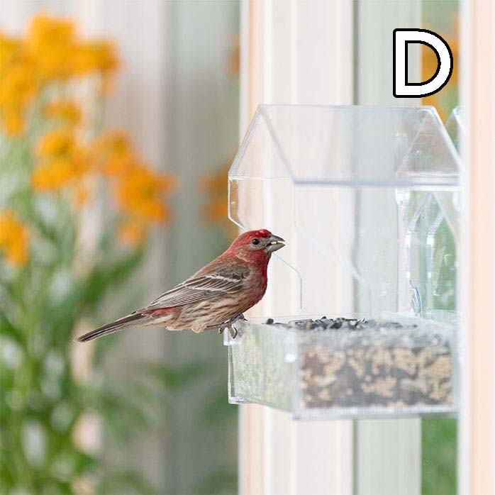 Perky-Pet® Dual-Seed Window Feeder - 1 lb Seed Capacity